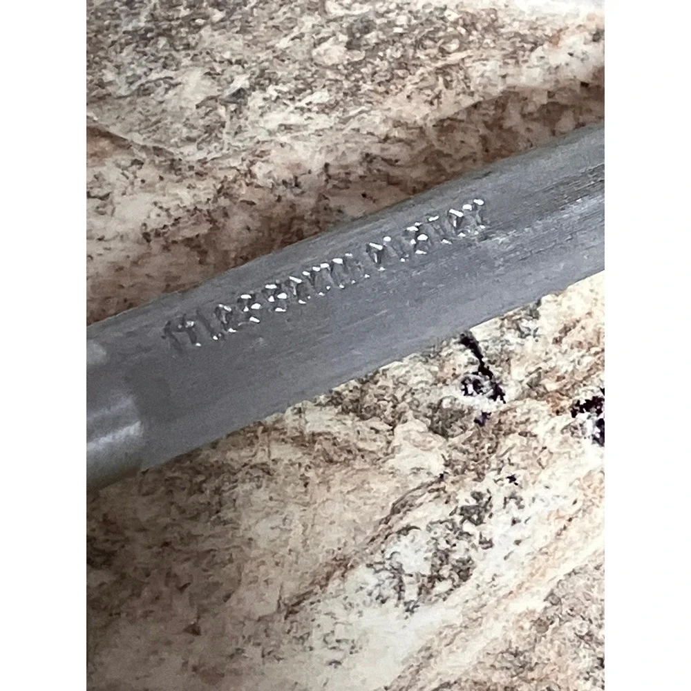 Solingen Germany Chrome Vanadium 10 Inch Knife Honing Sharpening Steel Rod Black